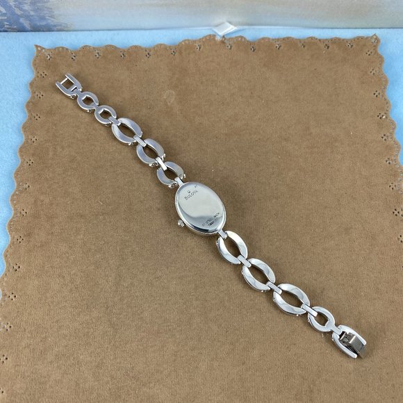 Bulova Coctail Watch Silver Tone Crystal Bezel main image 8
